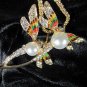 Double Dragonfly necklace [JWL_NBJA3_OPP]