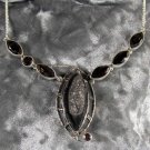 Irradiated/Smokey Quartz necklace [JWL_NW109]