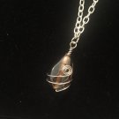 Amber Swirl Necklace