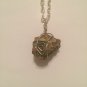 Texas Red Stone Wire Wrapped Necklace