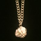 Wire Wrapped Limestone Necklace