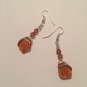 Amber Petal Earrings
