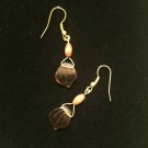 Amber Petal Earrings