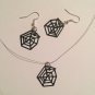 Spiderweb Earrings & Necklace Set