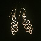 Gold Serpent Earrings
