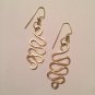 Gold Serpent Earrings