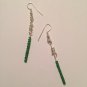 Green Drop Earrings