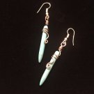 Teal Stone Earrings