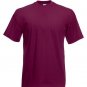 3 Pack Fruit Of The Loom Men Valueweight 100% Cotton Plain T-Shirt