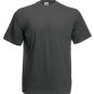 3 Pack Fruit Of The Loom Men Valueweight 100% Cotton Plain T-Shirt