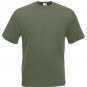 3 Pack Fruit Of The Loom Men Valueweight 100% Cotton Plain T-Shirt