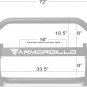 Armordillo USA 7166134 AR Pre-Runner Style Modular Grille Guard