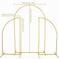 Metal Wedding Garden Arch Easy Assembly Backdrop Stand Balloon Arch