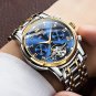 OLEVS Mechanical Watches Automatic Watch Men Stainless Steel Waterproof