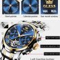 OLEVS Mechanical Watches Automatic Watch Men Stainless Steel Waterproof