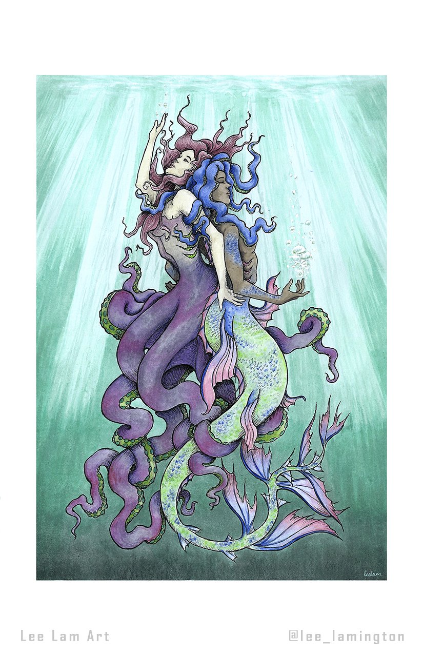 Sea Witches - 11 x 17 Print