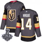 Nicolas Hague Men's Vegas Golden Knights 2018 Stanley Cup Final Gray Jersey