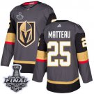 Stefan Matteau Men's Vegas Golden Knights 2018 Stanley Cup Final Gray Jersey