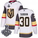 Vegas Golden Knights #30 Men's Malcolm Subban Stanley Cup Final White Jersey