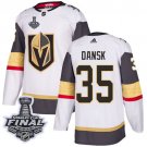 Vegas Golden Knights #35 Men's Oscar Dansk Stanley Cup Final White Jersey