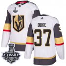 Vegas Golden Knights #37 Men's Reid Duke Stanley Cup Final White Jersey