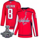 Alex Ovechkin Men's Washington Capitals 2018 Champions Home Red Jersey