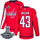 Tom Wilson Men's Washington Capitals 2018 Champions Home Red Jersey