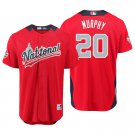 Men 2018 All-Star Daniel Murphy #20 Scarlet National League Jersey
