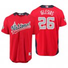 Men 2018 All-Star Raisel Iglesias #26 Scarlet National League Jersey