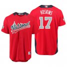 Men 2018 All-Star Rhys Hoskins #17 Scarlet National League Jersey