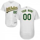 Men's Custom Oakland Athletics White ized Flexbase Jersey