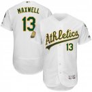 Men's Bruce Maxwell Oakland Athletics White Flex Base Home Jersey