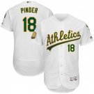 Men's Chad Pinder Oakland Athletics White Flex Base Home Jersey