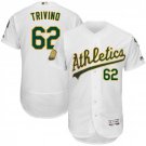 Men's Lou Trivino Oakland Athletics White Flex Base Home Jersey