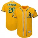 Men's Matt Chapman Oakland Athletics Gold Flex Base Jersey