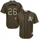 Men's Matt Chapman Oakland Athletics Green Salute to Service Jersey