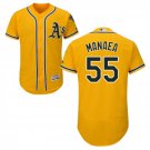 Men's Sean Manaea Oakland Athletics Gold Flex Base Jersey