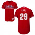 Men's John Kruk Philadelphia Phillies Red Flexbase Jersey