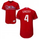 Men's Scott Kingery Philadelphia Phillies Red Flex Base Jersey