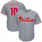 Men's Darren Daulton Philadelphia Phillies Grey Road Cool Base Jersey