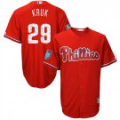 Men's John Kruk Philadelphia Phillies Red 2018 Spring Training Jersey