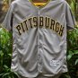 Men's Custom Pittsburgh Pirates Grey ized Flexbase Jersey