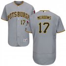 Men's Austin Meadows Pittsburgh Pirates Gray Flex Base Road Jersey