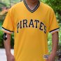 Men's Roberto Clemente Pittsburgh Pirates Gold Flexbase Jersey