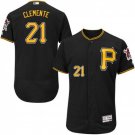 Men's Roberto Clemente Pittsburgh Pirates Black Flexbase Jersey