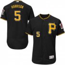 Men's Josh Harrison Pittsburgh Pirates Black Flexbase Jersey
