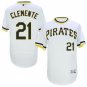 Men's Roberto Clemente Pittsburgh Pirates White Cooperstown Jersey