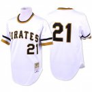 Men's Roberto Clemente Pittsburgh Pirates White Throwback Jersey