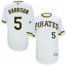 Men's Josh Harrison Pittsburgh Pirates White Cooperstown Jersey