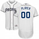 Men's Custom San Diego Padres White ized Flexbase Jersey